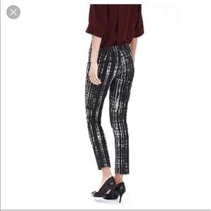 Banana Republic Black and White Sloan Pants